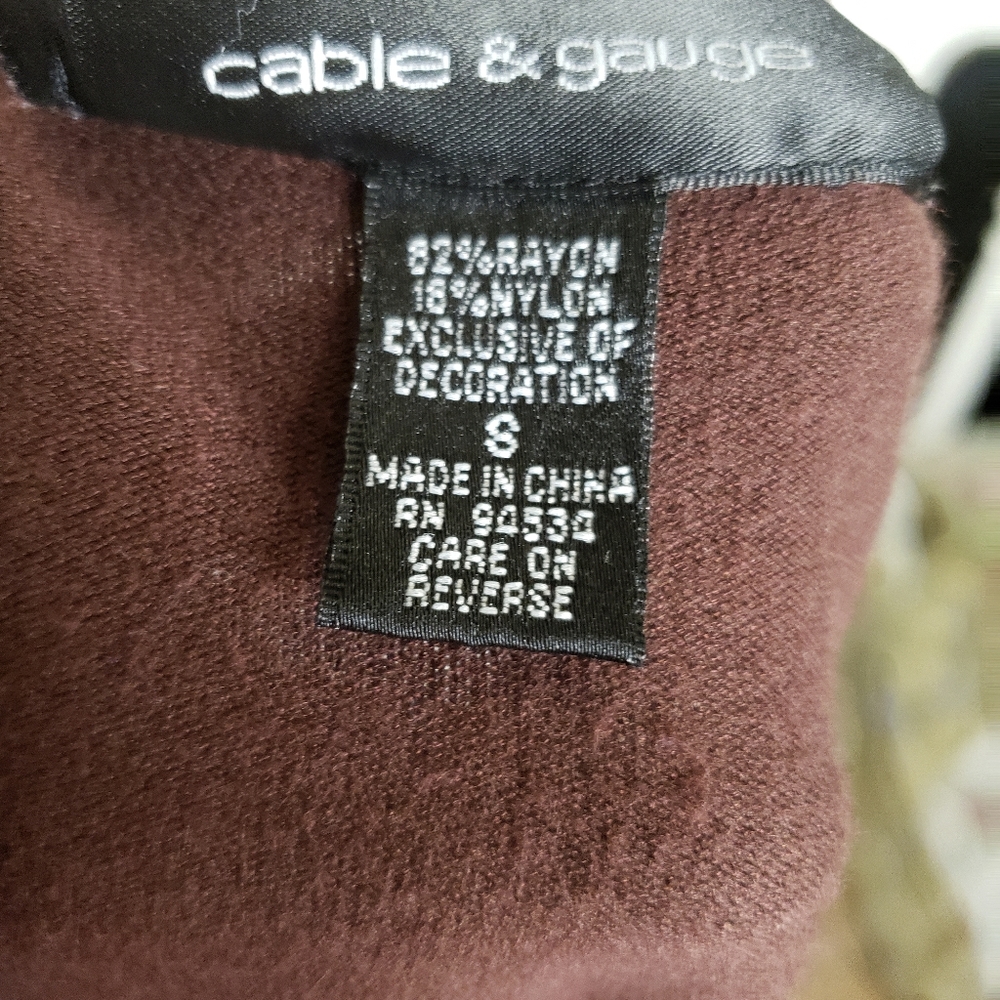 Women's brown sweater - Picture 5 of 5